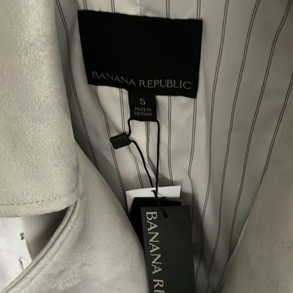 New gray Banana Republic blazer.  Never worn NWT Size small - Picture 2 of 6